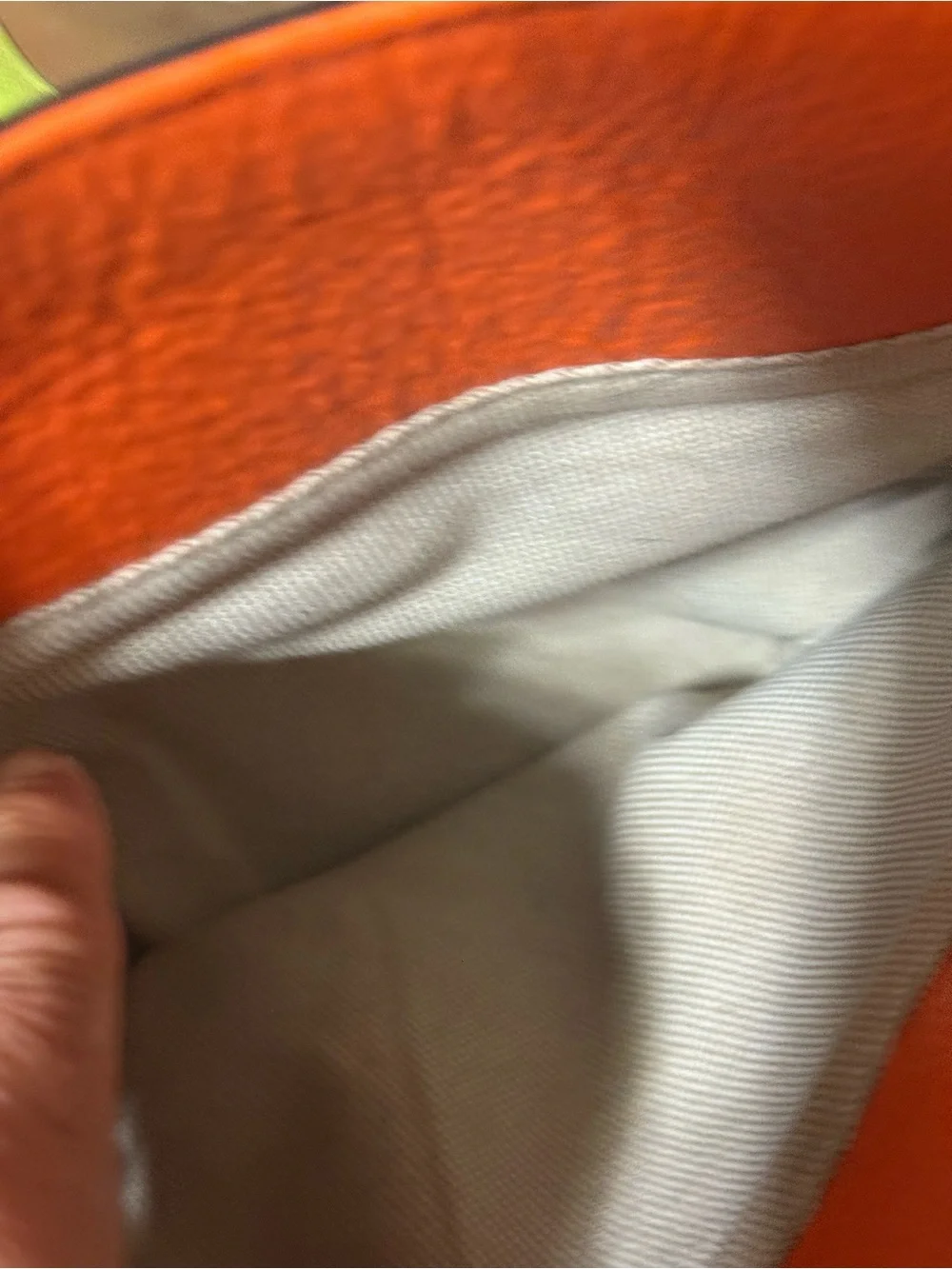 MCM Beige Monogram Veronika Visettos Tote with Orange and green detail